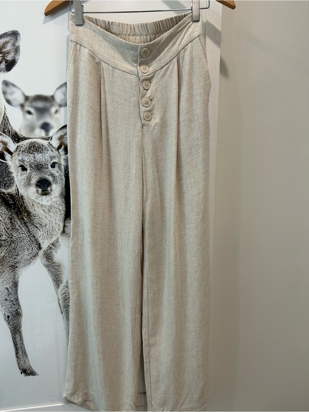 Gentle Fawn linen blend trouser size XS